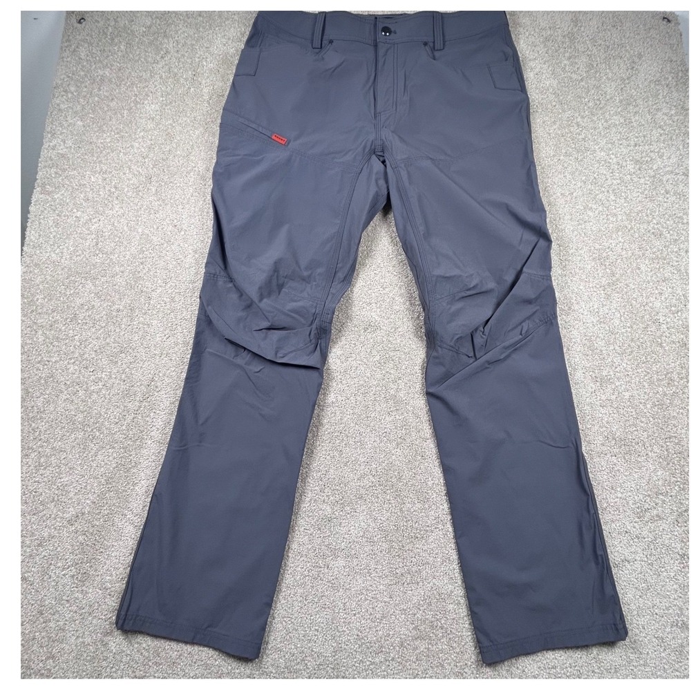 Brunt The Costello Ripstop Pant Mens 36x34 Grey Work Utility Hiking Trousers